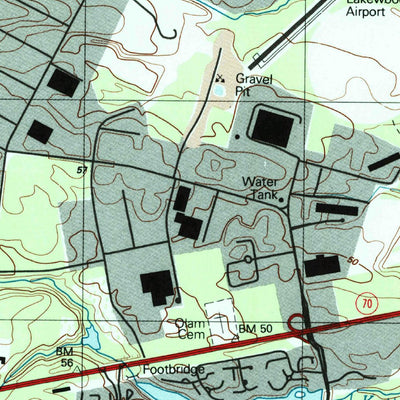 United States Geological Survey Lakewood, NJ (1995, 24000-Scale) digital map
