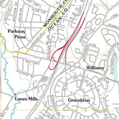 United States Geological Survey Lakewood, NJ (2011, 24000-Scale) digital map
