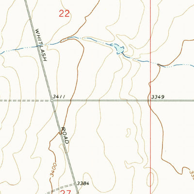 United States Geological Survey Lakey Ranch, MT (1962, 24000-Scale) digital map