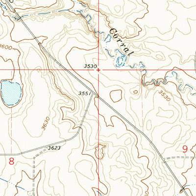 United States Geological Survey Lakey Ranch, MT (1962, 24000-Scale) digital map