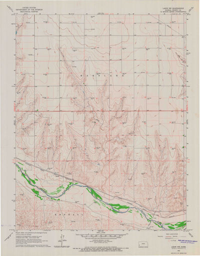 United States Geological Survey Lakin NW, KS (1966, 24000-Scale) digital map