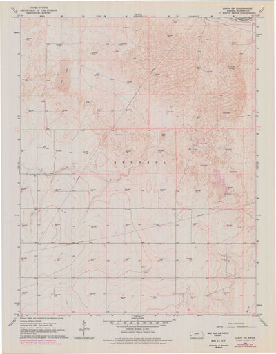 United States Geological Survey Lakin SW, KS (1966, 24000-Scale) digital map