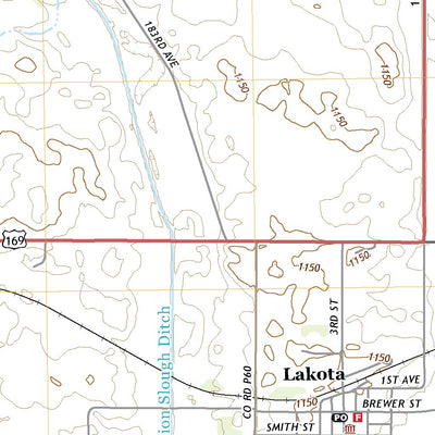 United States Geological Survey Lakota, IA (2022, 24000-Scale) digital map