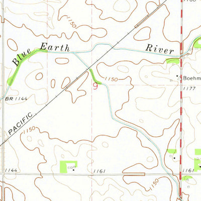 United States Geological Survey Lakota, IA-MN (1972, 24000-Scale) digital map