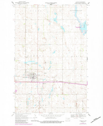 United States Geological Survey Lakota, ND (1970, 24000-Scale) digital map