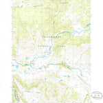 United States Geological Survey Lamar Canyon, WY-MT (1986, 24000-Scale) digital map
