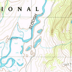 United States Geological Survey Lamar Canyon, WY-MT (1986, 24000-Scale) digital map