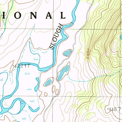 United States Geological Survey Lamar Canyon, WY-MT (1986, 24000-Scale) digital map