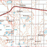 United States Geological Survey Lamar, CO-KS (1954, 250000-Scale) digital map