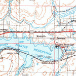 United States Geological Survey Lamar, CO-KS (1954, 250000-Scale) digital map