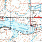 United States Geological Survey Lamar, CO-KS (1954, 250000-Scale) digital map