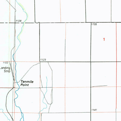 United States Geological Survey Lamar, CO-KS (1984, 100000-Scale) digital map
