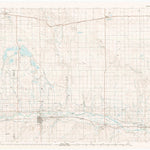 United States Geological Survey Lamar, CO-KS (1988, 100000-Scale) digital map