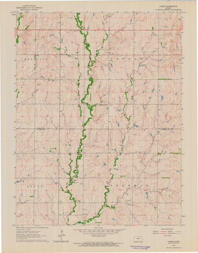 United States Geological Survey Lamar, KS (1964, 24000-Scale) digital map