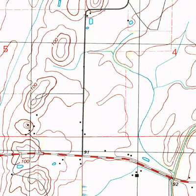 United States Geological Survey Lamar, LA (1998, 24000-Scale) digital map