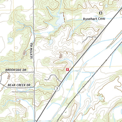 United States Geological Survey Lamar, MS (2021, 24000-Scale) digital map