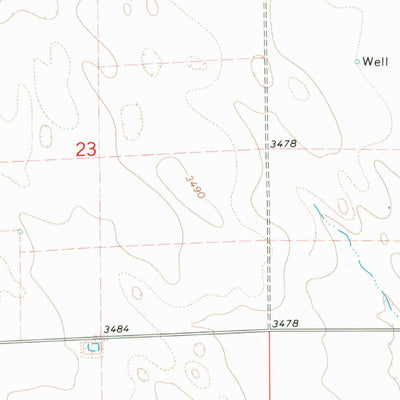United States Geological Survey Lamar, NE (1973, 24000-Scale) digital map