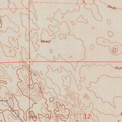 United States Geological Survey Lamar NE, NE (1961, 24000-Scale) digital map