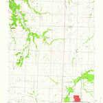 United States Geological Survey Lamar North, MO (1962, 24000-Scale) digital map