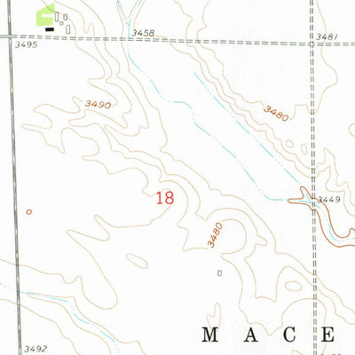 United States Geological Survey Lamar NW, NE (1961, 24000-Scale) digital map