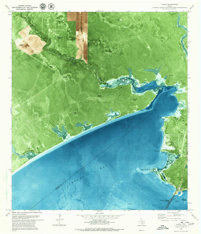 United States Geological Survey Lamar, TX (1979, 24000-Scale) digital map