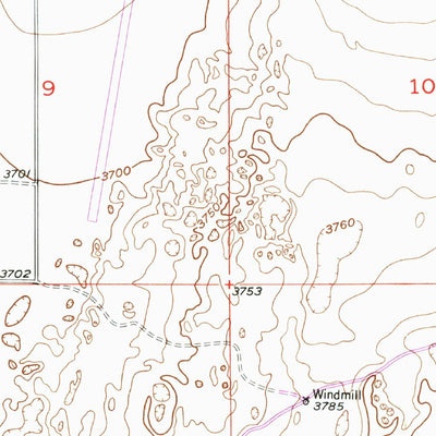 United States Geological Survey Lamar West, CO (1952, 24000-Scale) digital map