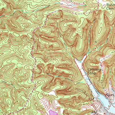United States Geological Survey Lamasco, KY (1967, 24000-Scale) digital map