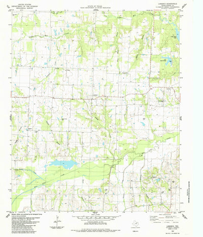 United States Geological Survey Lamasco, TX (1984, 24000-Scale) digital map