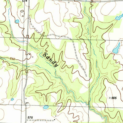 United States Geological Survey Lamasco, TX (1984, 24000-Scale) digital map