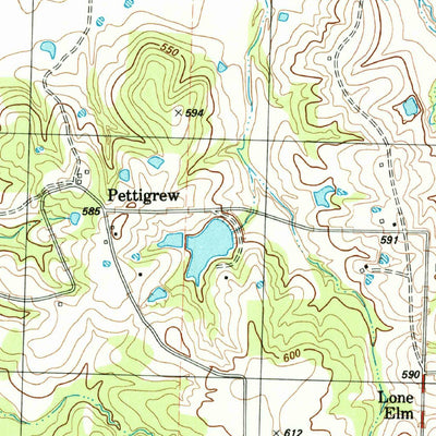 United States Geological Survey Lamasco, TX (1984, 24000-Scale) digital map