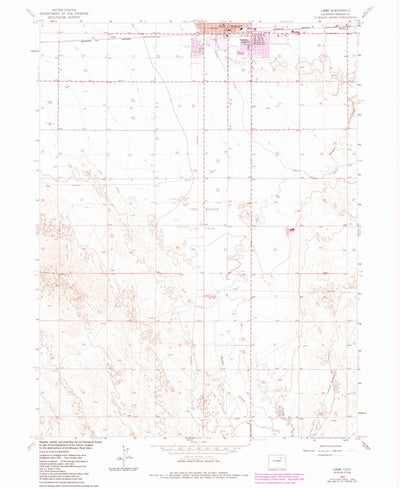 United States Geological Survey Lamb, CO (1963, 24000-Scale) digital map