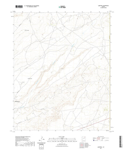 United States Geological Survey Lamb Well, AZ (2021, 24000-Scale) digital map