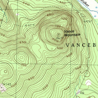 United States Geological Survey Lambert Lake, ME (1988, 24000-Scale) digital map