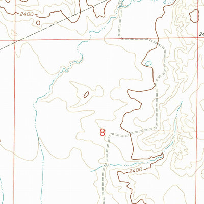 United States Geological Survey Lambert, MT (1972, 24000-Scale) digital map