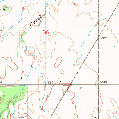 United States Geological Survey Lambert, OK (1969, 24000-Scale) digital map