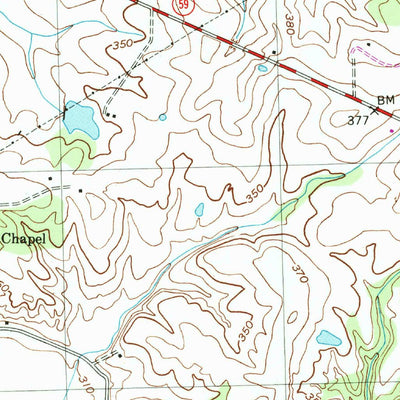 United States Geological Survey Lambert, TN (1952, 24000-Scale) digital map