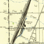United States Geological Survey Lambertville East, MI (1936, 31680-Scale) digital map