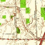 United States Geological Survey Lambertville East, MI (1939, 24000-Scale) digital map