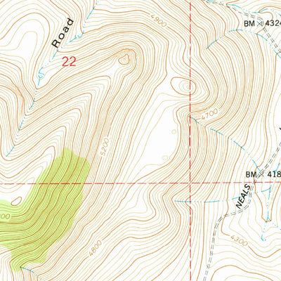 United States Geological Survey Lambing Canyon, OR (1977, 24000-Scale) digital map
