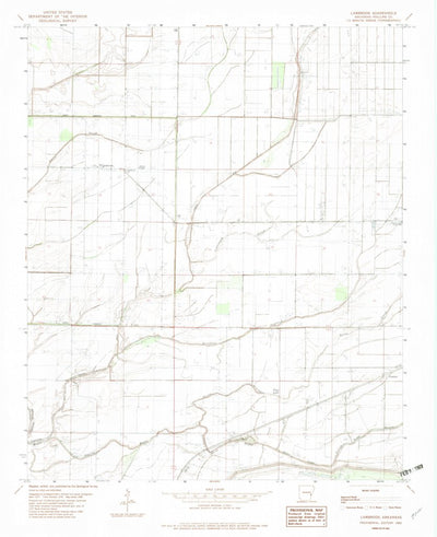 United States Geological Survey Lambrook, AR (1982, 24000-Scale) digital map