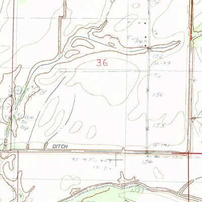 United States Geological Survey Lambrook, AR (1982, 24000-Scale) digital map