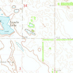 United States Geological Survey Lambs Lake, ND (1971, 24000-Scale) digital map