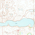 United States Geological Survey Lambs Lake, ND (1971, 24000-Scale) digital map