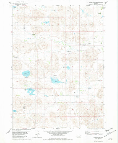United States Geological Survey Lambs Lake, NE (1982, 24000-Scale) digital map