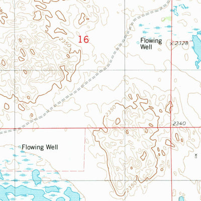 United States Geological Survey Lambs Lake, NE (1982, 24000-Scale) digital map