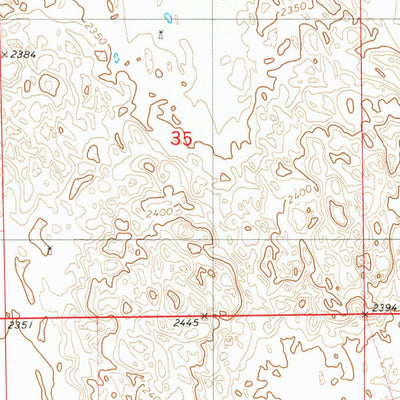 United States Geological Survey Lambs Lake, NE (1982, 24000-Scale) digital map