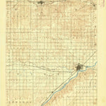 United States Geological Survey Lamed, KS (1891, 125000-Scale) digital map