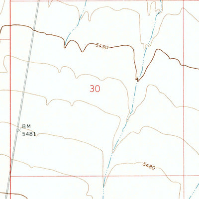 United States Geological Survey Lamerdorf Peak NW, UT (1971, 24000-Scale) digital map