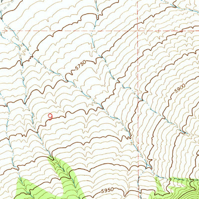 United States Geological Survey Lamerdorf Peak NW, UT (1971, 24000-Scale) digital map