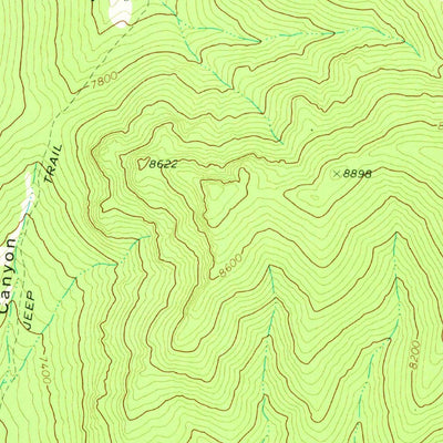 United States Geological Survey Lamerdorf Peak, UT (1971, 24000-Scale) digital map